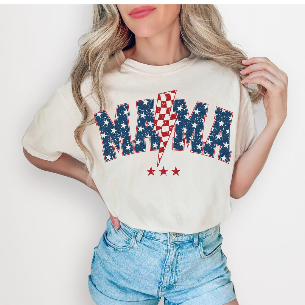 Red, White and Blue MAMA Patriotic Tee!