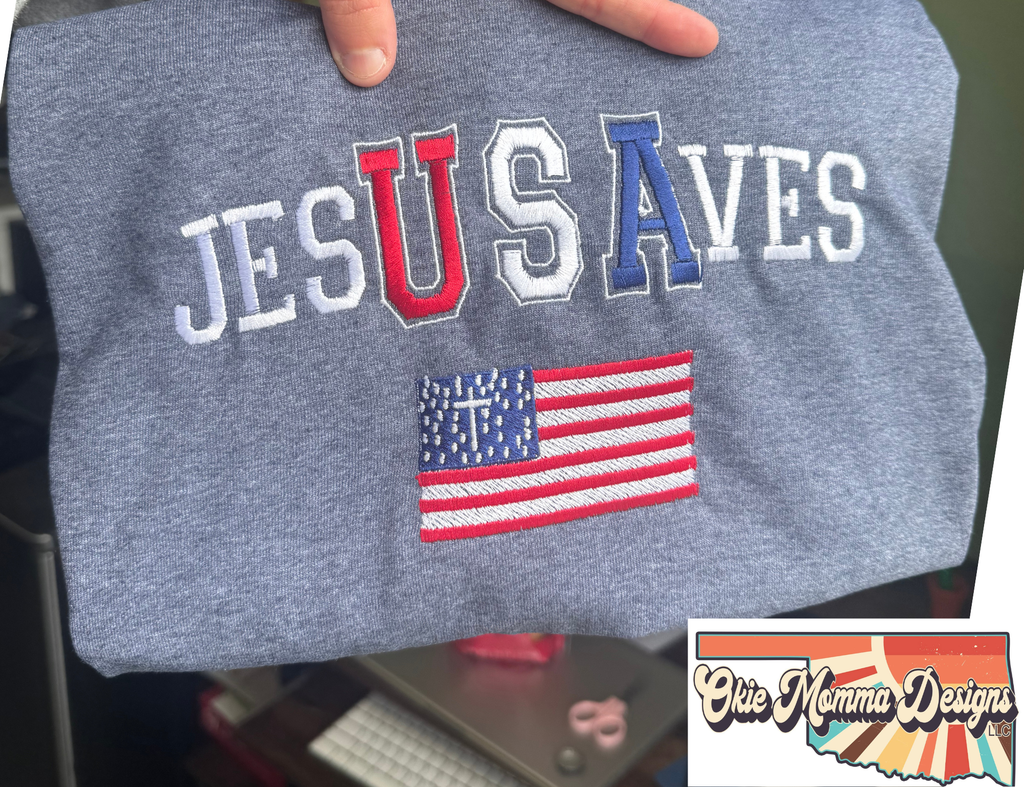 JesUSAaves Embroidered Tee!
