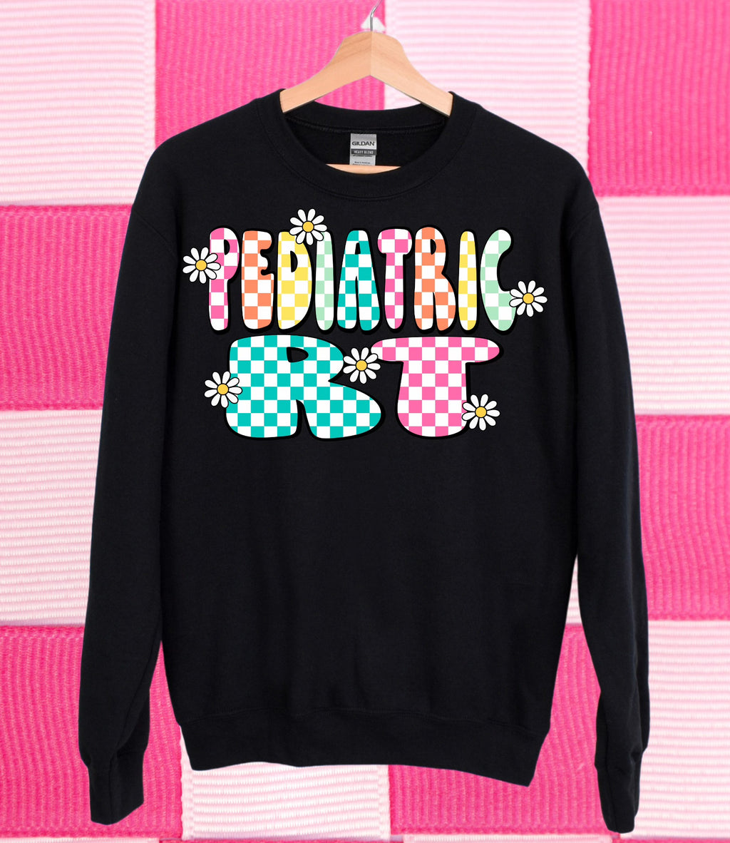 Checkered Pediatric RT Respiratory Therapist Design!
