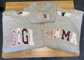 Custom Applique Crewneck Sweatshirt.