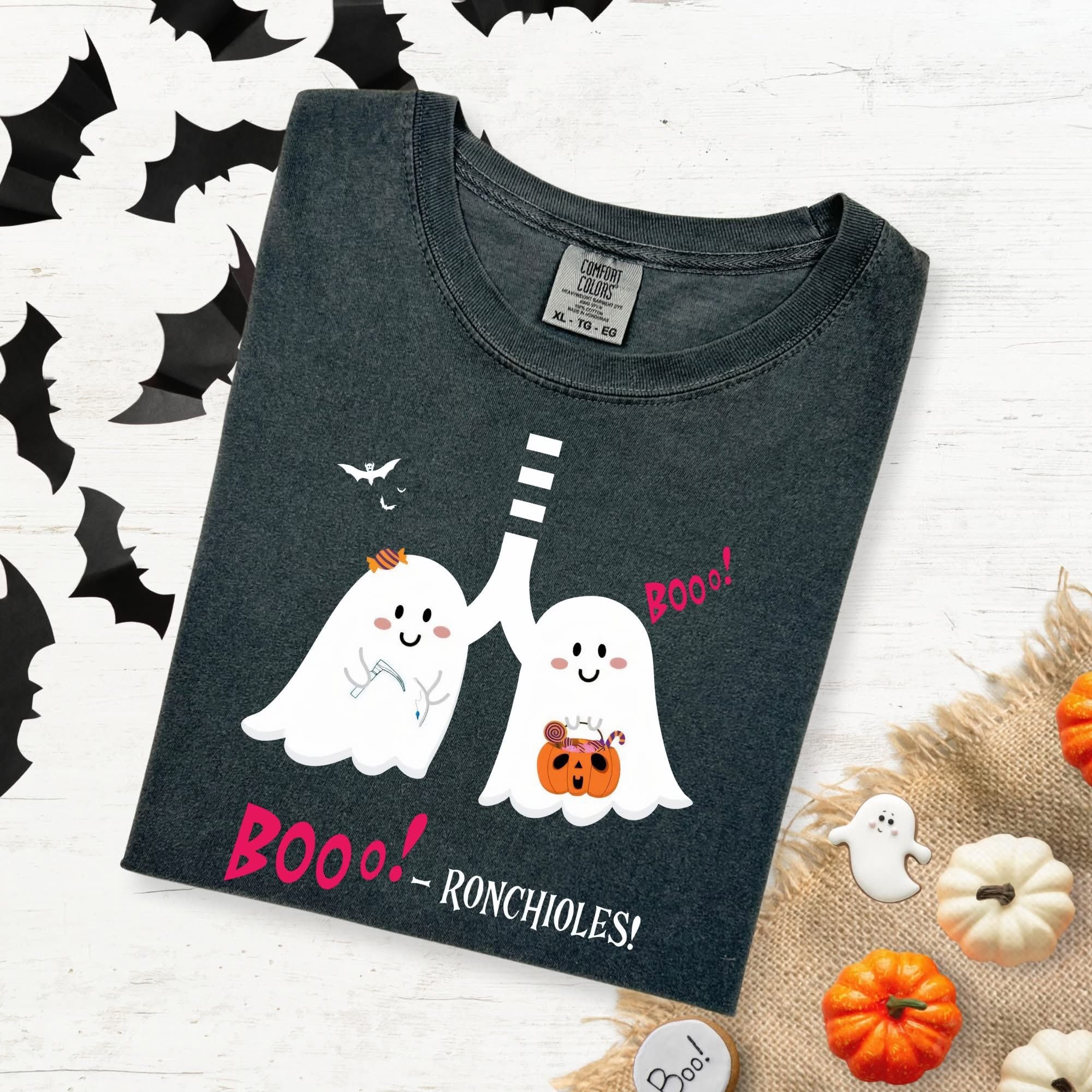 Respiratory Therapist Halloween Boo-ronchioles Design!