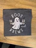 Embroidered Boos and Brews Coffee Ghost Design!