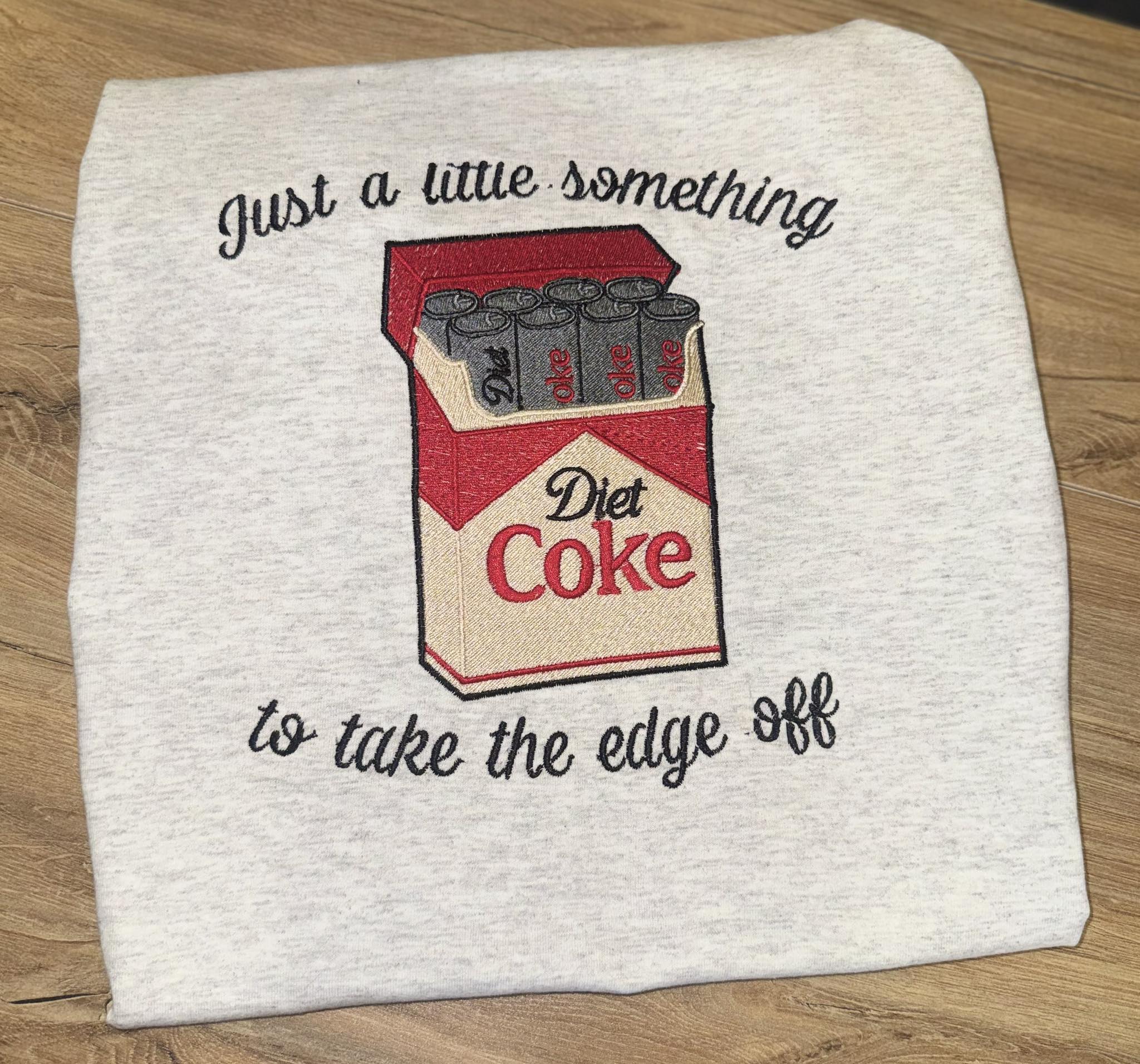 Diet Coke Fridge Cig Embroidered Design!