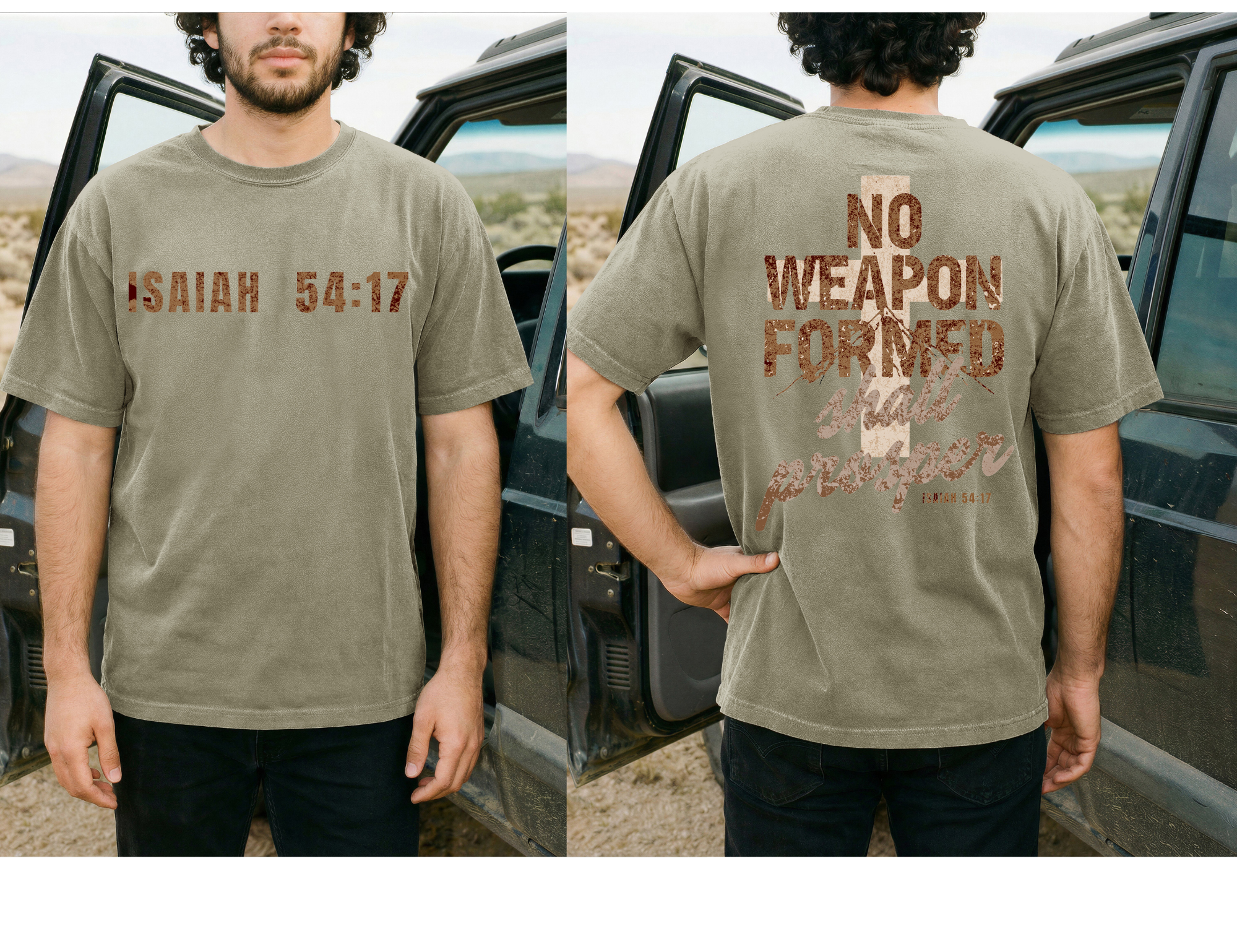 Isaiah 54:17 Front and Back Design!