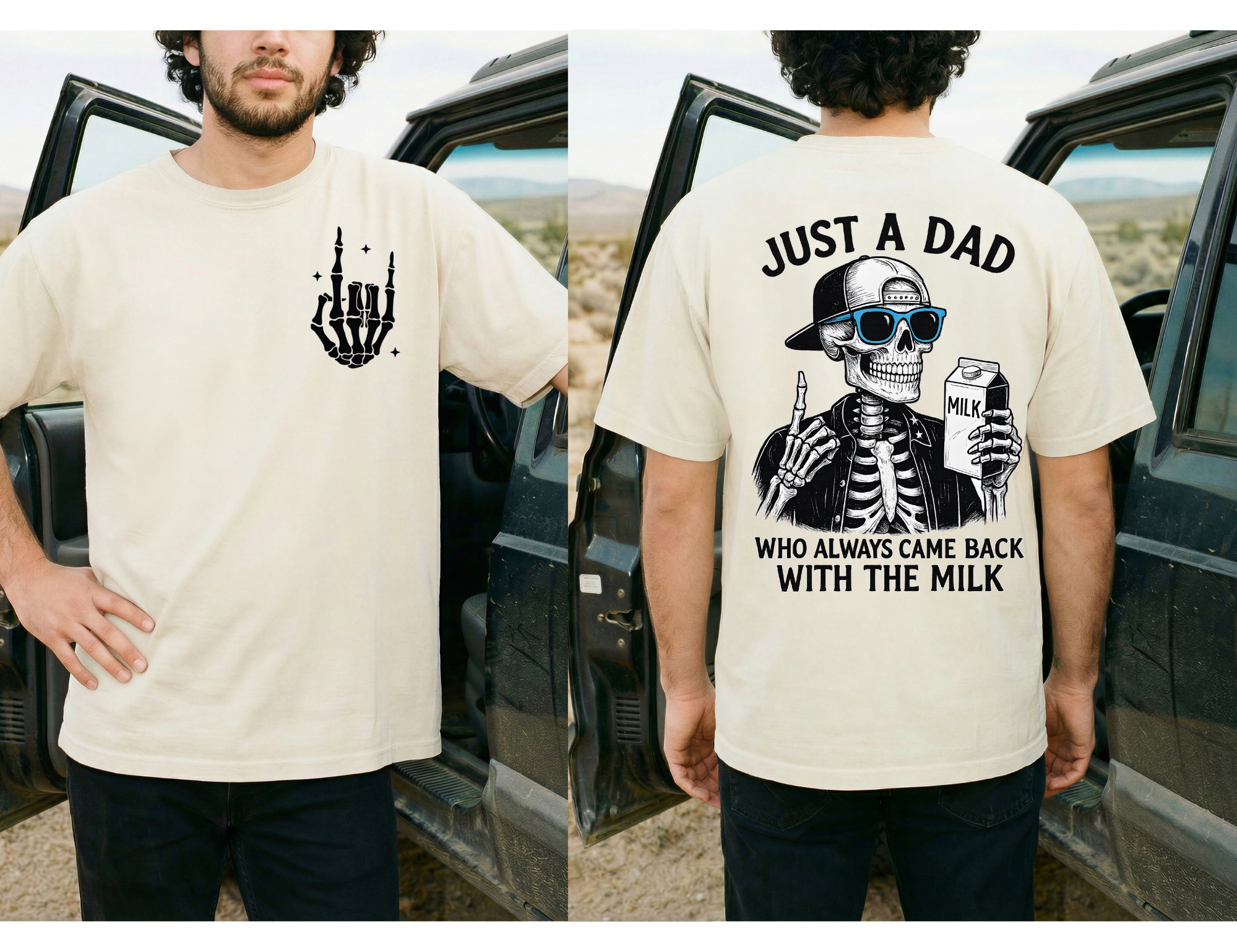 Dad Came Back With The Milk Design!