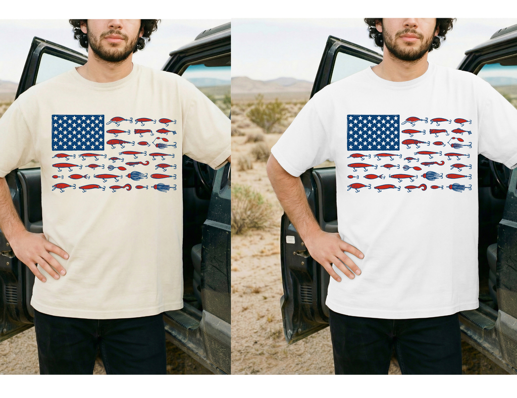 American Flag Fishing Lure Design!