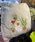 Ghost Plant Lover Embroidered Sweatshirt