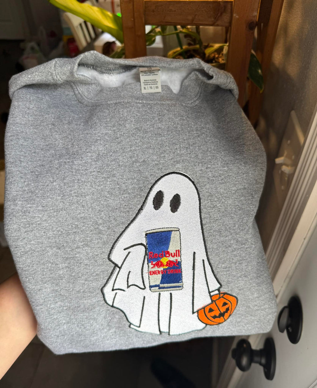 Ghost RedBull Embroidered Sweatshirt!