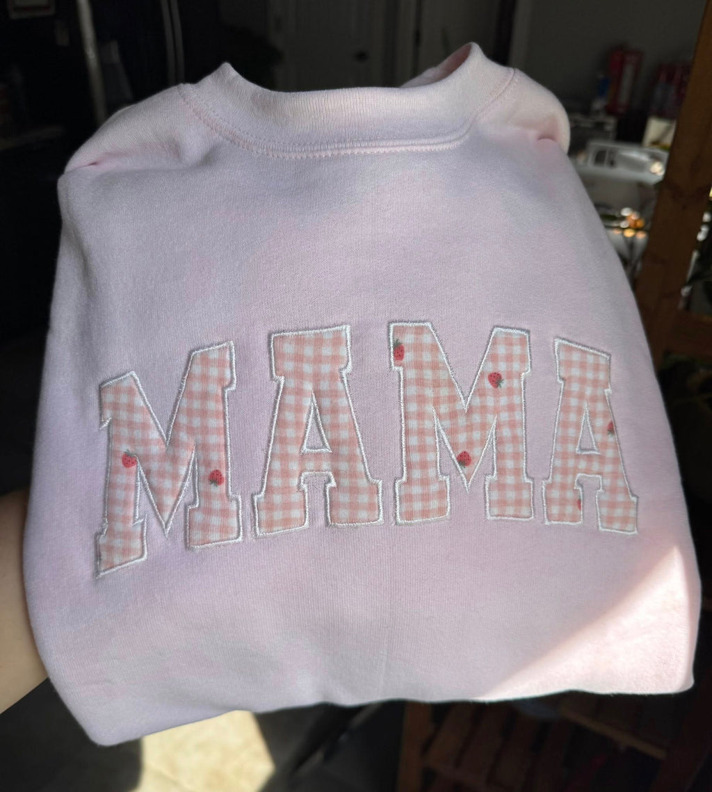 Custom Applique Crewneck Sweatshirt.