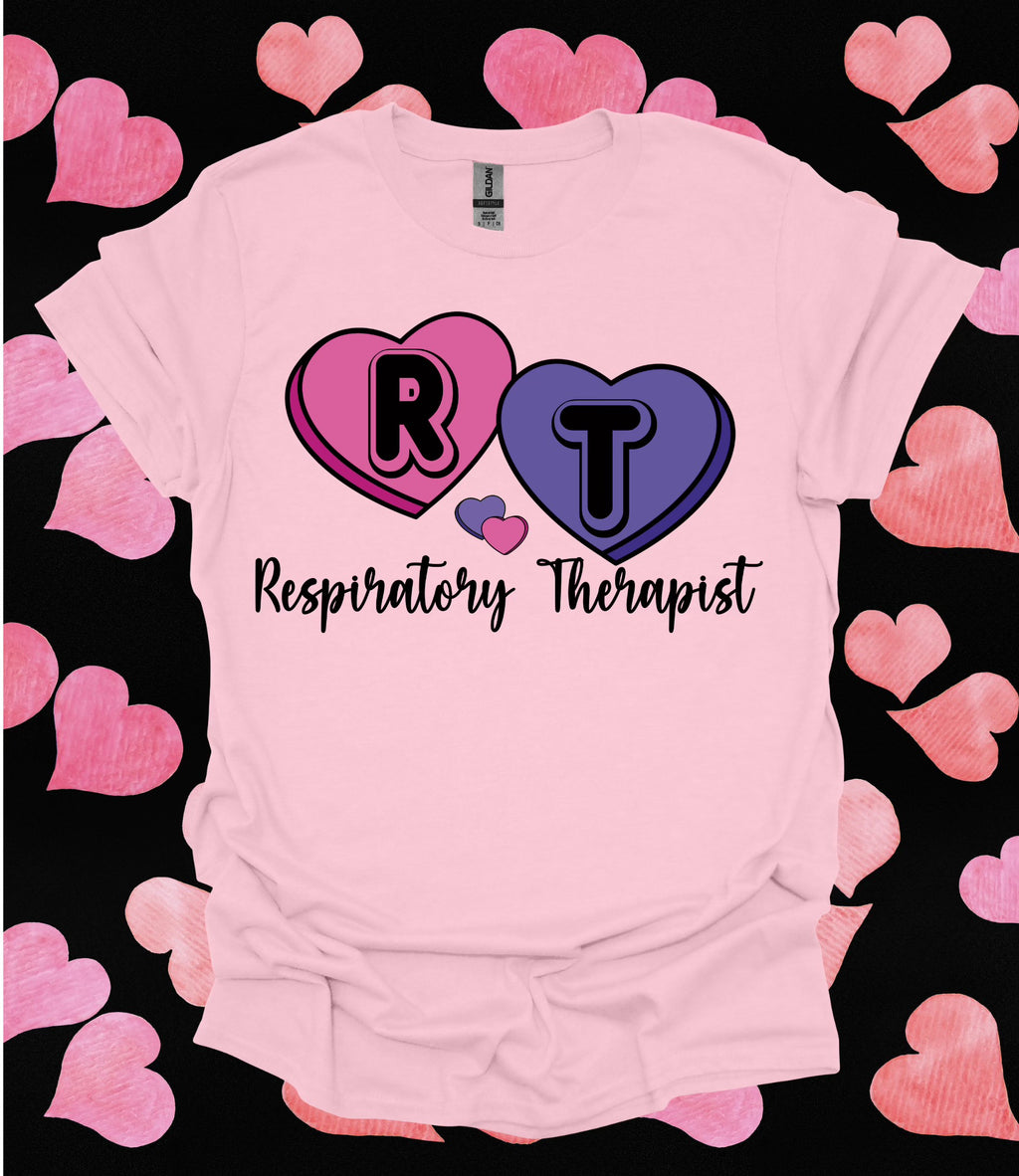 RT Hearts Respiratory Valentines Day Tee!